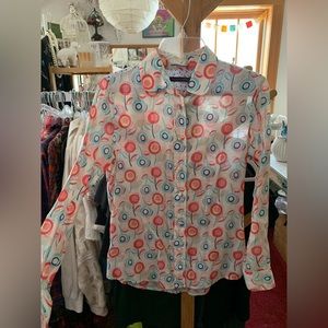Funky floral blouse